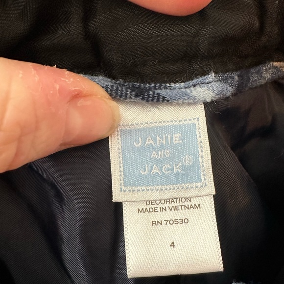 Janie and Jack Boys Wool Plaid Lined Pants (Size 4) - Picture 5 of 6